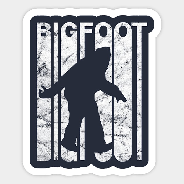 Big Foot Sticker by SillyShirts